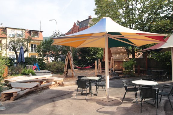 Außengelände Familientreff
